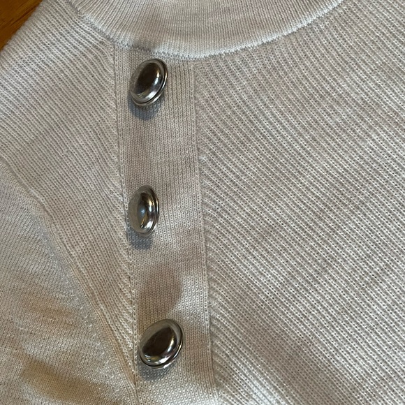 Women VERONICA BEARD Three Button Wool Sweater Size XS - Picture 3 of 9